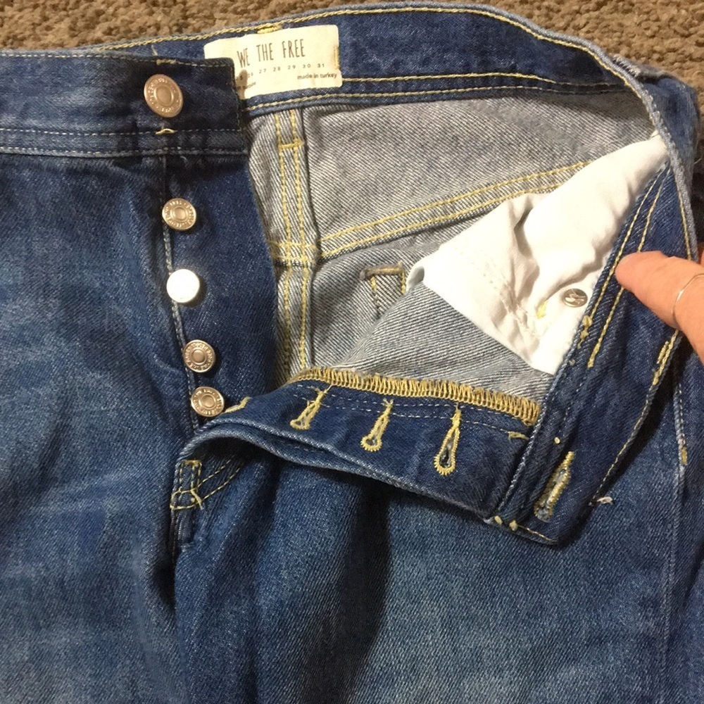 We The Free Maggie High Rise Straight Jeans - Picture 5 of 8